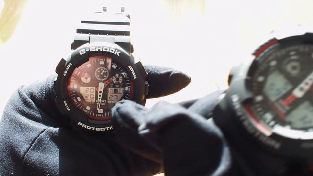 Casio G-SHOCK GA-100-1A4 ОРИГИНАЛ vs. ПОДДЕЛКА (разборка, купание) смотреть онлайн