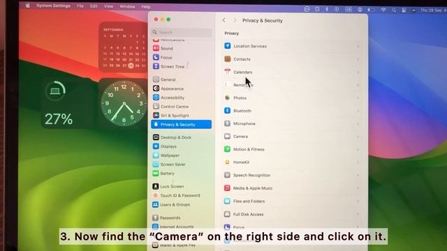 How To Allow Camera Access On Macbook | MacOS Sonoma.