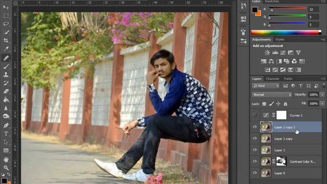 Adobe Photoshop Cs6 Tutorial for Beginners | Outdoor Photo Edit | Camera Raw | Kuldeep Pandya | смотреть онлайн