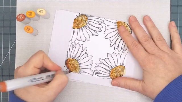 #cardmaking Tips For Colouring White Flowers