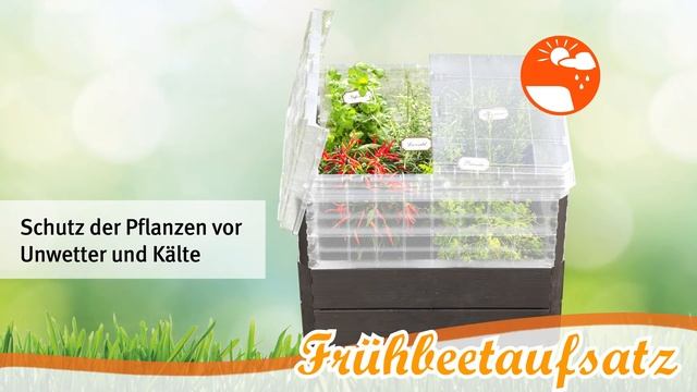 Frühbeetaufsatz für Ergo Quadro M Hochbeet | GARANTIA смотреть онлайн