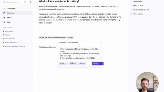 Reflect AI – Use GPT-4 and custom prompts in your notes смотреть онлайн