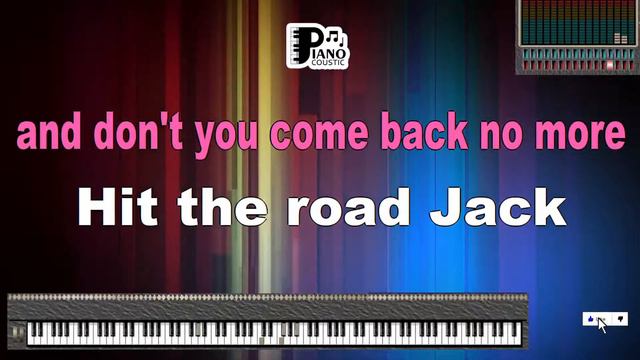 HIT THE ROAD JACK RAY CHARLES KARAOKE LYRICS VERSION PSR S975 смотреть онлайн