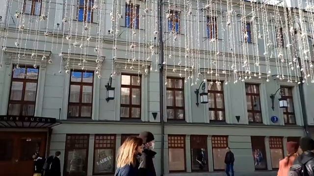 Большой Театр, МХАТ, Сквер Плесецкой. Прогулка по Москве смотреть онлайн