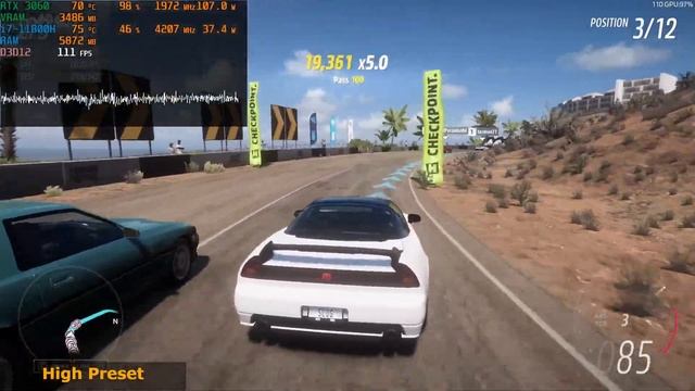 HP OMEN 16.1 with RTX 3060 - Forza Horizon 5 - All graphics settings benchmarked смотреть онлайн