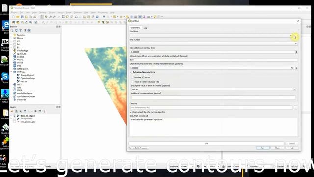 QGIS Import XYZ coordinates data, Create DEM, Create contours, Add Contours label, Use 3D view model смотреть онлайн