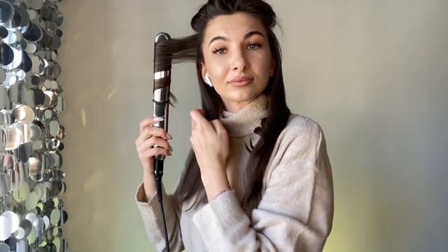 ЛОКОНЫ на выпрямитель,утюжок.Укладка с локонами самой себе.Утюжок для волос.Локоны на BabyLiss