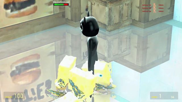 SPONGEBOB vs CARTOON CAT?! (Garry's Mod Sandbox) NOOB vs PRO: Trevor Henderson Mods смотреть онлайн