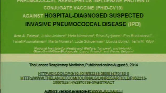 Suomijos pneumokokinės konjuguotos vakcinos (PCV) skiepijimo patirtis смотреть онлайн