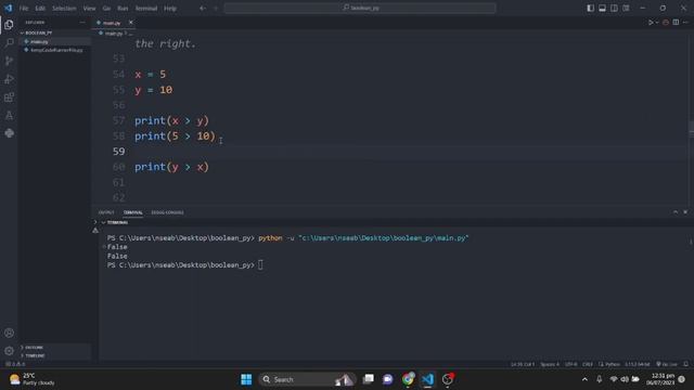 Python Series Ep 8: Boolean and Comparison Operators in Python смотреть онлайн