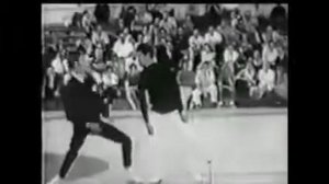 Брюс Ли и Джун Ри Съемка Турнира 1968