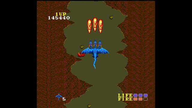 Dragon Spirit (ドラゴンスピリット). [PC Engine]. 1CC. No Death. 60Fps. смотреть онлайн