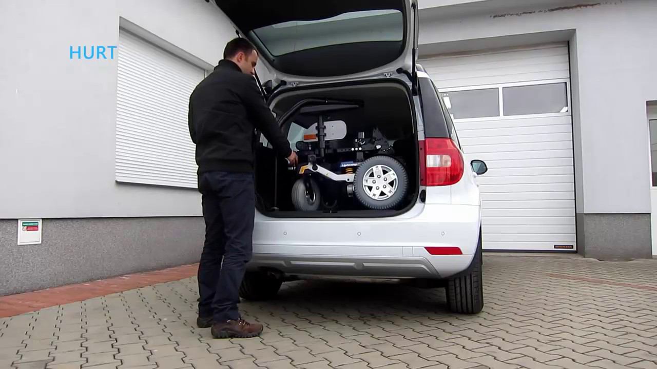 Кран для погрузки инвалидных кресел-колясок