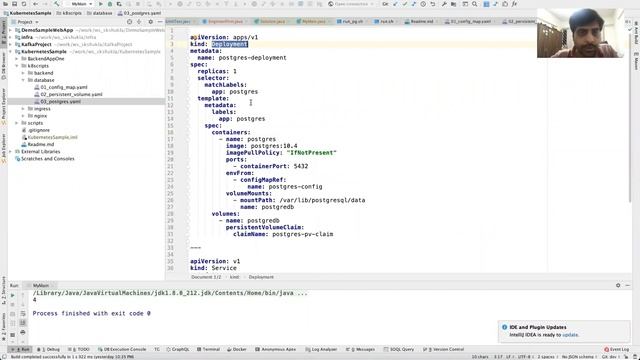 Running Postgres, Nginx and Spring Boot Apps in Kubernetes using Minikube - 02 смотреть онлайн