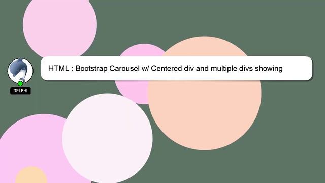 HTML : Bootstrap Carousel w/ Centered div and multiple divs showing смотреть онлайн