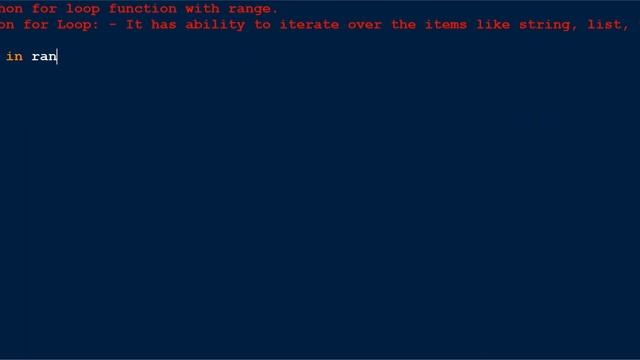 Beginner level for loop function. Python for loop - range. смотреть онлайн