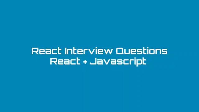 Abhishek Khangare || React + Javascript Interview Questions смотреть онлайн