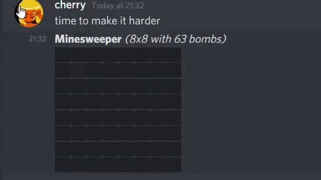 a very tense game of discord minesweeper смотреть онлайн
