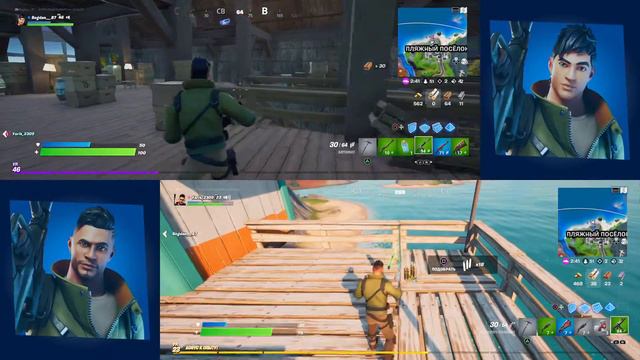 Играем с папой в Fortnite ч.1 смотреть онлайн