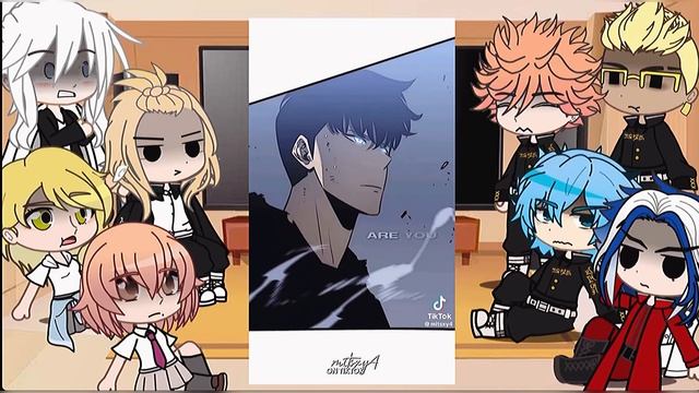 Tokyo Revengers react to takemichi as solo levelling | Manhwa смотреть онлайн
