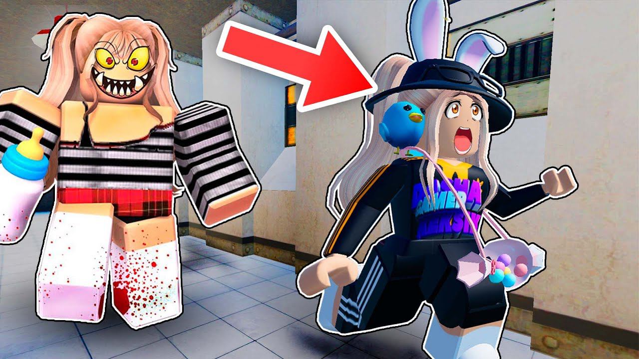 ЖУТКАЯ ИСТОРИЯ МОЯ НЯНЯ СТАЛА МОНСТРОМ В РОБЛОКС! Nanny HORROR Roblox смотреть онлайн