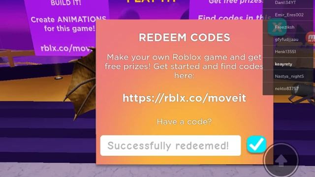 ROBLOX BUILD IT PLAY IT NEW CODE!? смотреть онлайн