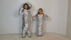 Костюм КОСМОНАВТОВ своими руками!Costumes astronauts with their hands !!