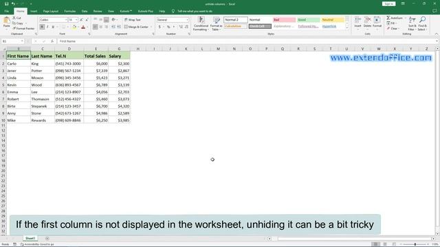 Quickly unhide columns in Excel – A step by step guide смотреть онлайн