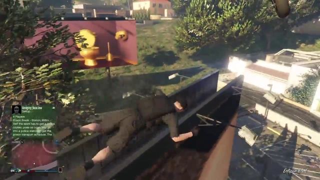 GTA 5 - Awesome unplanned stunt смотреть онлайн