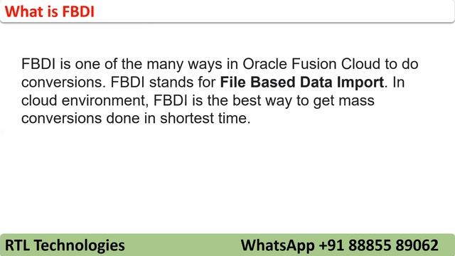 Oracle Fusion Finance/HCM/SCM Training &Placement R13 (Types of Data Conversions in Oracle Cloud) смотреть онлайн