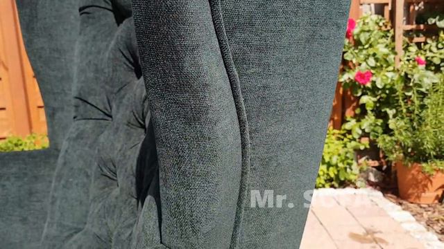 Fotel Uszak w stylu Chesterfield z ozdobnymi wciągami na oparciu смотреть онлайн