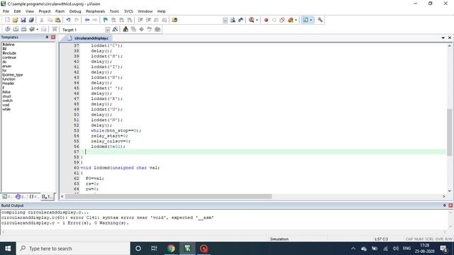 error c141:syntax error near 'void',expected'_asm' смотреть онлайн