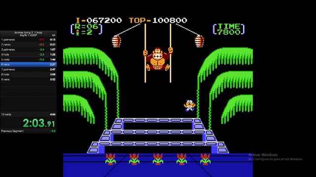 donkey kong 3 3 loops any % speedrun смотреть онлайн