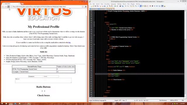 HTML Web Programming Tutorial Series - #13 Radio Buttons & Checkboxes смотреть онлайн