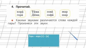 Страница 93 Упражнение 4 «Глухие и звонкие....» - Русский язык 1 класс (Канакина, Горецкий)