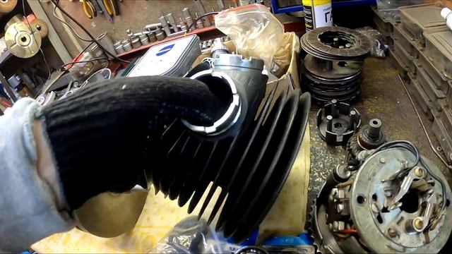 Подготовка к сборке идеального мотора Ява 250 (Jawa 250) смотреть онлайн