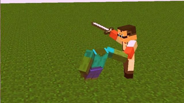 Моё первое Аниме!(Mine-Imator)