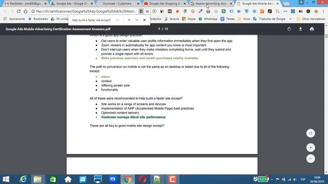 Google Ads Mobile Advertising Certification Assessment Answers 2020✅Live Exam Pass✅100% correct✅ смотреть онлайн