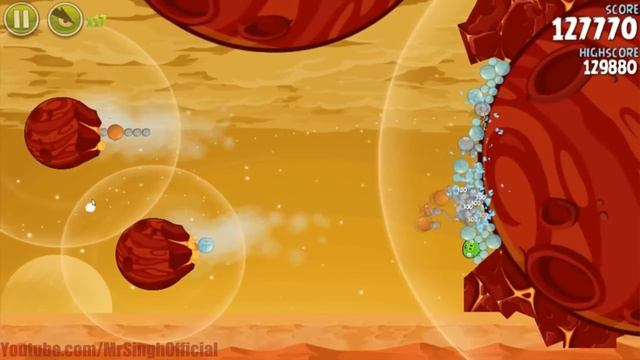 Angry Birds Space Red Planet Level 5-29 3Stars Walkthrough Highscore Angry Birds Red Planet 5-29 смотреть онлайн