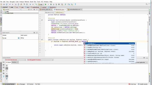 Fixed Back Button in WebView смотреть онлайн