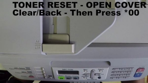 Brother MFC 7320 Toner Reset