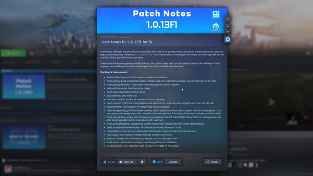 New Cities Skylines 2 Bug Fix Patch! смотреть онлайн