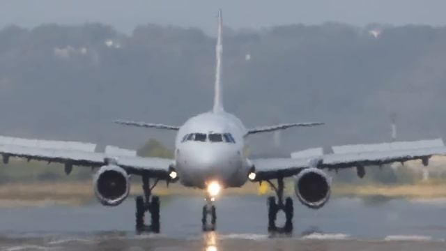 Airbus A321 VP-BVP Ural Airlines Landing At Reus Airport