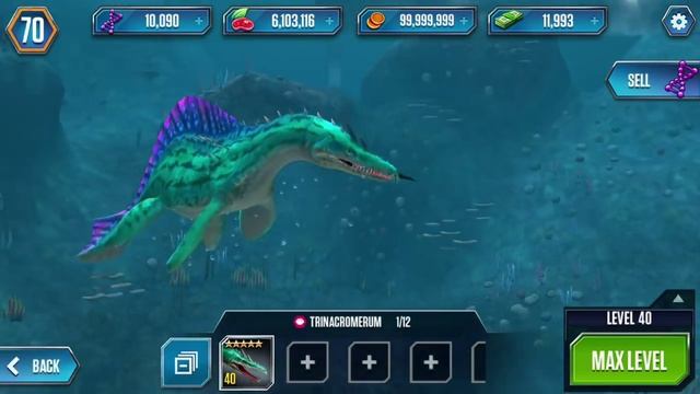 TRINACROMERUM MAX LEVEL 40 - Jurassic World The Game смотреть онлайн