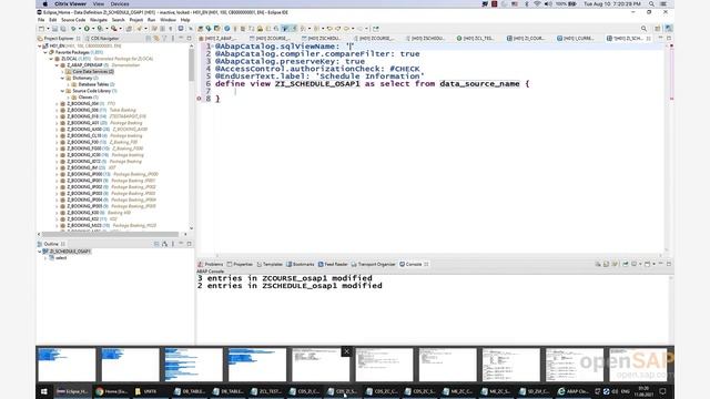 vlc openSAP abap1 Week 1 Unit 6 2 Video mp4 смотреть онлайн