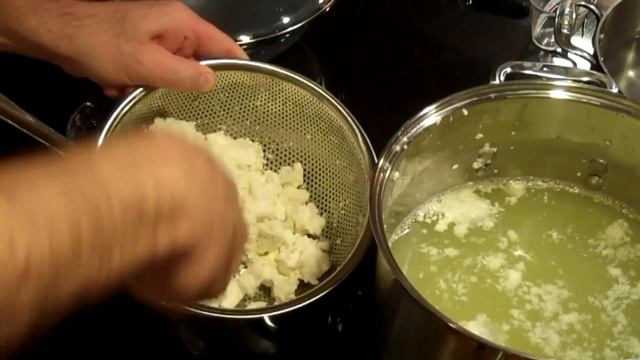 Homemade mozzarella cheese without a microwave in less than 40 minutes смотреть онлайн