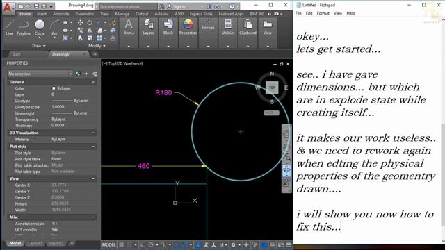 AutoCAD Tutorial - Dimensions Exploding Automatically While Placing Problem Solved | PG Tutorials смотреть онлайн