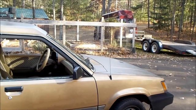 1987 Tercel Sr5 4wd arrives at the house смотреть онлайн