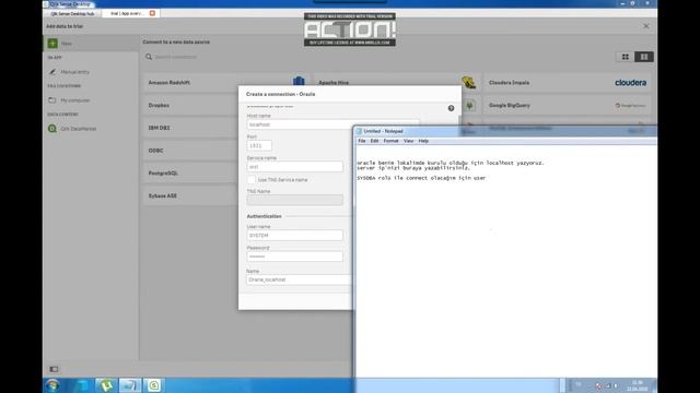 Qlik Sense Oracle Database Bağlantısı смотреть онлайн