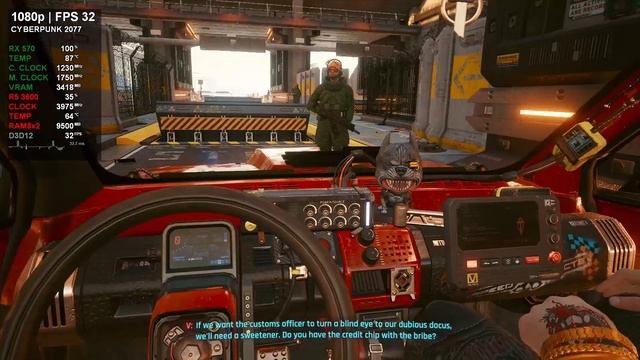 Cyberpunk 2077 | 1.04 Patch | Intro Gameplay | Ryzen 3600 RX570 смотреть онлайн